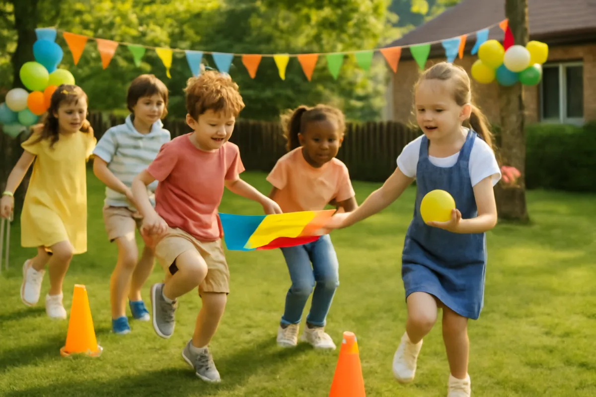 Giochi all'aperto durante le feste bambini: soluzioni pratiche per animare senza rischi